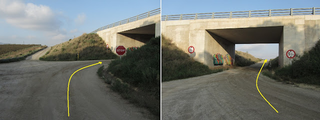 La Bisbal del Penedès a Montserrat; Camí Fondo a Piera i pont sota la carretera C-54