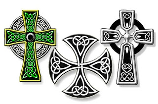 Celtic Cross Irish Tattoo Design