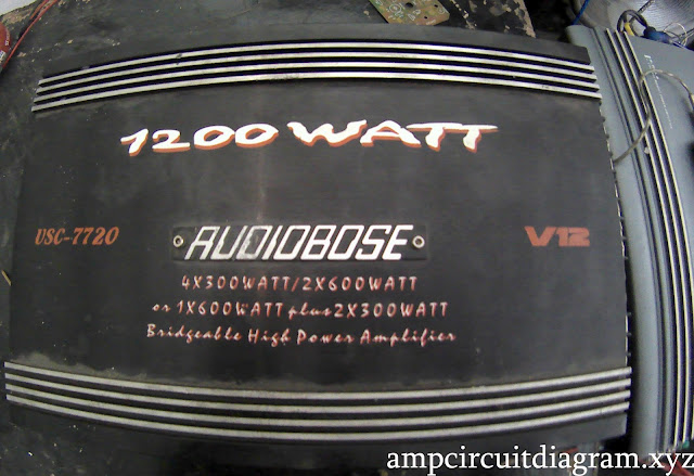 Audiobose car power amplifier