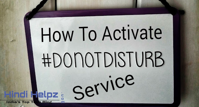 How to activate Do Not Disturb