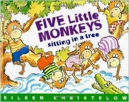 http://www.amazon.com/Five-Little-Monkeys-Sitting-Story/dp/0395664136