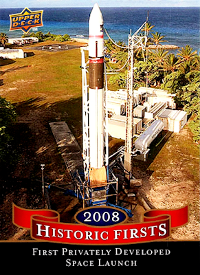 2009 Upper Deck Baseball HF-5 - First Privately Developed Space Launch