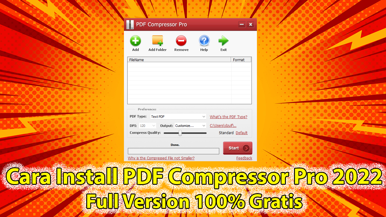 Cara Install PDF Compressor Pro Full Version Gratis