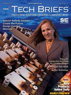 NASA Tech Briefs. Engineering solutions for design & manufacturing - November 2015 | ISSN 0145-319X | TRUE PDF | Mensile | Professionisti | Scienza | Fisica | Tecnologia | Software
NASA is a world leader in new technology development, the source of thousands of innovations spanning electronics, software, materials, manufacturing, and much more.
Here’s why you should partner with NASA Tech Briefs — NASA’s official magazine of new technology:
We publish 3x more articles per issue than any other design engineering publication and 70% is groundbreaking content from NASA. As information sources proliferate and compete for the attention of time-strapped engineers, NASA Tech Briefs’ unique, compelling content ensures your marketing message will be seen and read.