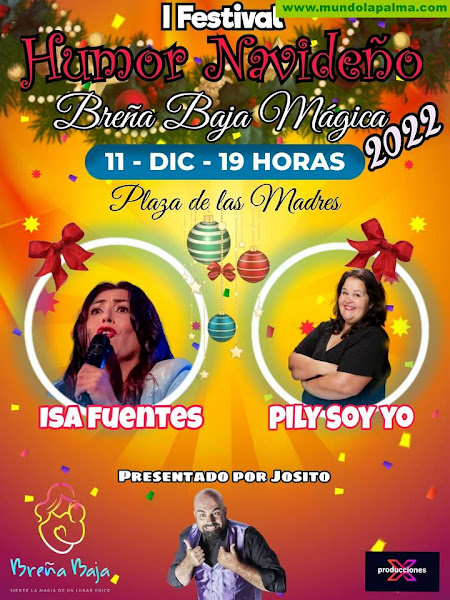 BREÑA BAJA NAVIDAD: Isa Fuentes y Pily soy yo en el Festival de Humor