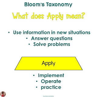 Bloom's Taxonomy: Apply