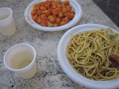 Rome, Pastificio, gnocchi pasta alla Grica