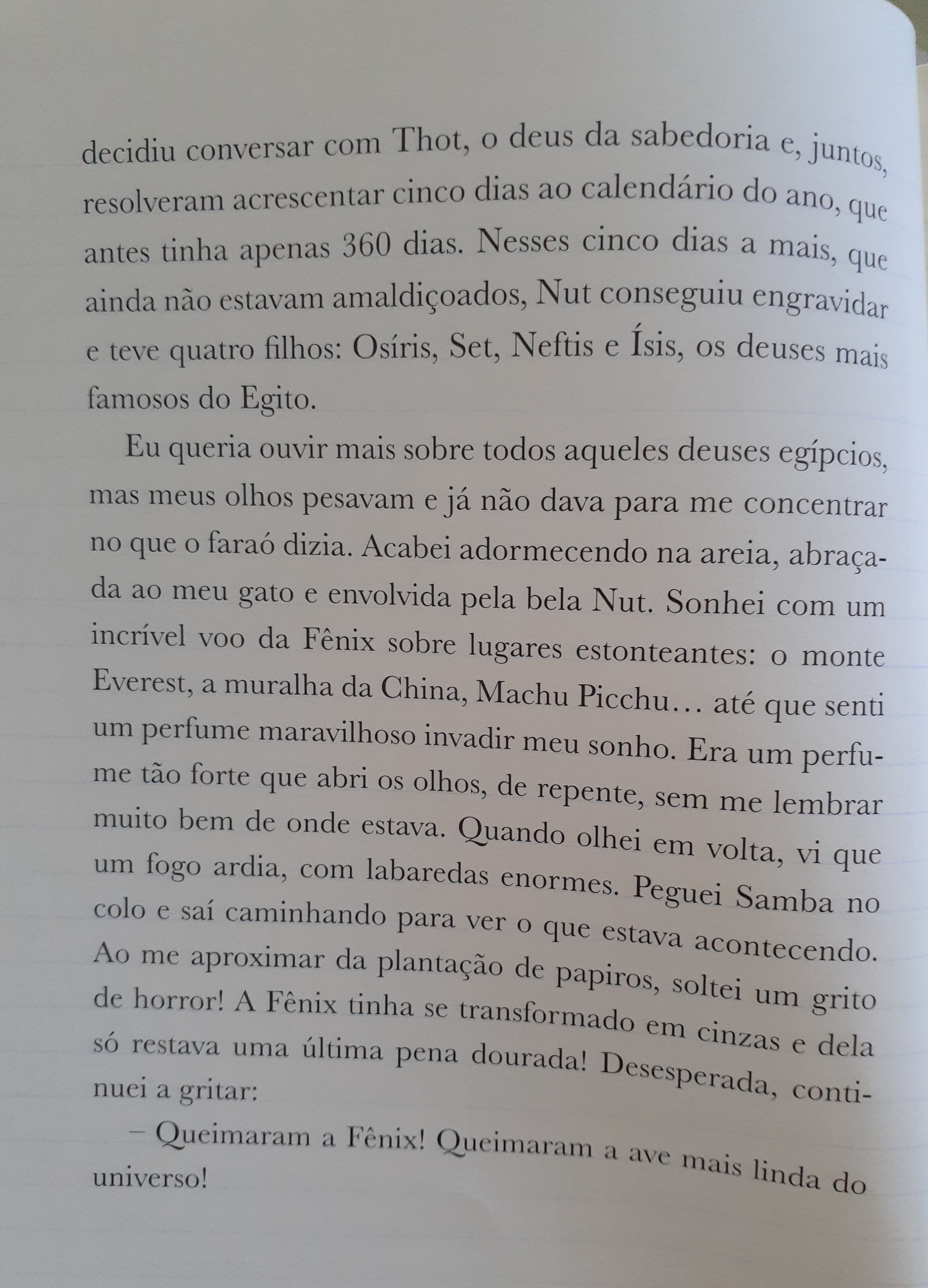 Foto de página (2/4) do texto "Diário de Pilar no Egito"