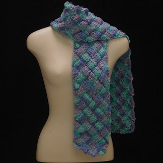 This is the Caribbean Blue Scarf that was featured in a treasury...Yay!!