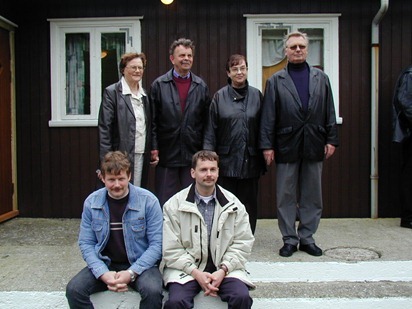 Hansina, Carl Erik, Marna, John, Petur Martin og Suni