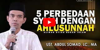 [Video] 5 Perbedan Syiah dengan Ahlusunnah Waljama'ah - Ust. Abdul Somad. Lc. MA 