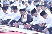 Panglima TNI Shalat Idul Adha 1440 H Bersama Ribuan Prajurit