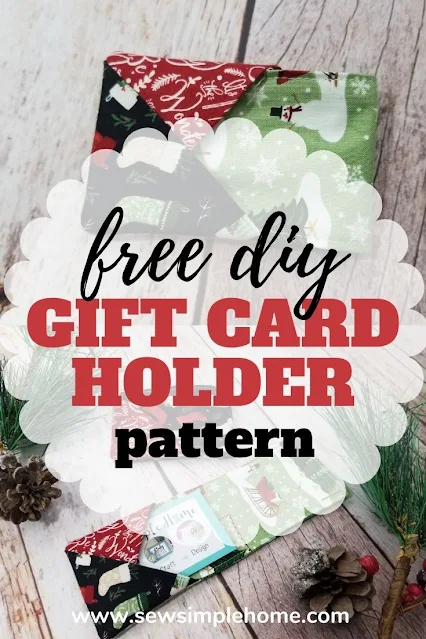 Give the gift of handmade with this simple DIY gift card holder made from fabric.