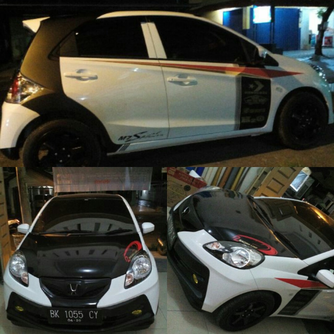 Wrapping Cutting Stiker Branding Mobil N Motor Cutting Stiker