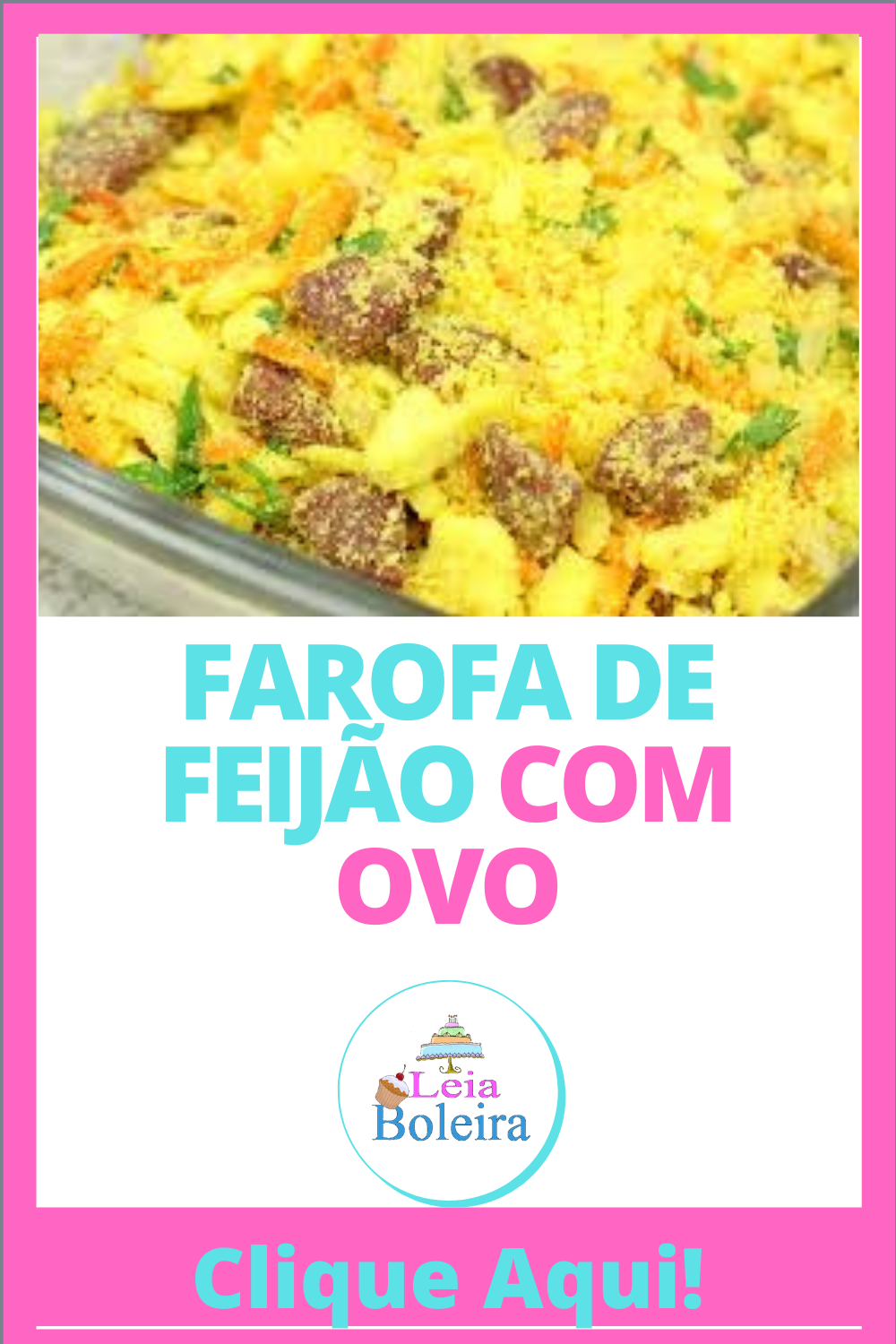 FAROFA DE FEIJÃO COM OVO