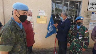  Dansatgas Indobatt Konga XXIII-N/UNIFIL Resmikan Dukungan Alat Pertanian Bagi Warga Lebanon