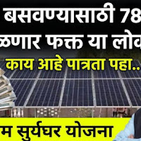 घराच्या छतावर सोलार बसवा आणि मिळवा 78,000 रुपये – Solar Panel Yojana 2025