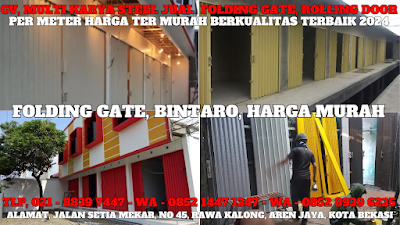 GAMBAR, DAFTAR, HARGA, FOLDING GATE, PER METER, MURAH, BINTARO, 2024