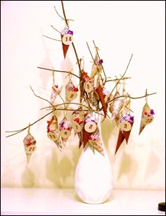 Sarah's advent bouquet