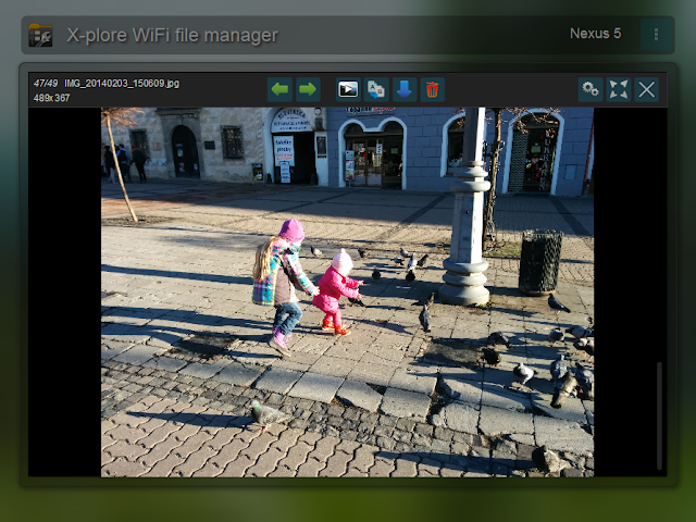 X-plore File Manager Pro: View photo