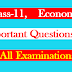 Economics Class11 Important Questions