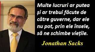 Citatul zilei: 8 martie - Jonathan Sacks