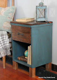 rustic farmhouse nightstand how to