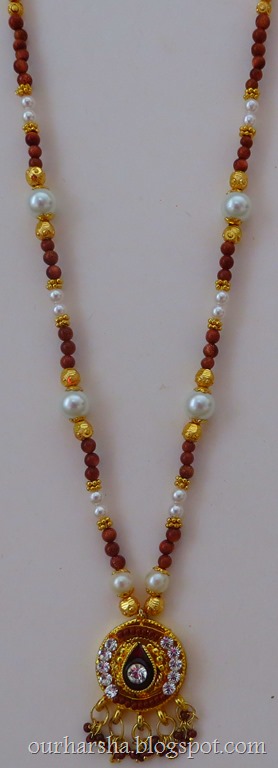 Goldstone and White Beaded Jewelry  (4)