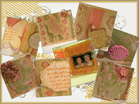 accordion Card, Mother's Day Card, cardmaking, easy cards, peach glimmer mist, Silhouette project