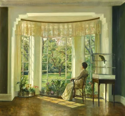 Reflections of Spring painting Carl Vilhelm Holsoe