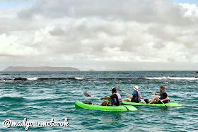 Kayakers at Isla Isabella