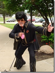 Jay as Elvis