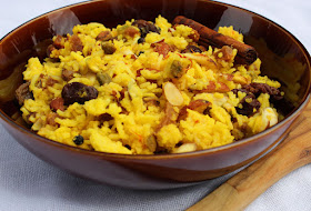 Saffron Rice with Nuts and Dried Fruit