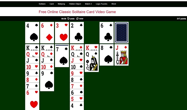 solitaire.org free online game