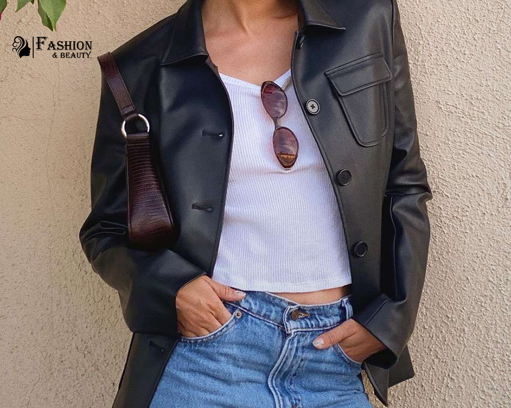 Easy Outfit with Moto & Jeans