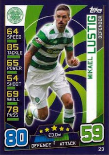 Topps Match Attax SPFL 2016-2017 Celtic Set