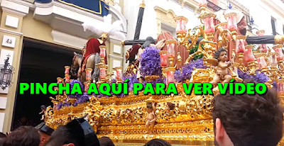 VÍDEO: CRISTO DE LAS TRES CAÍDAS SALUDA A LA VIRGEN DE LA ESTRELLA (MARCHA MI MADRUGÁ)