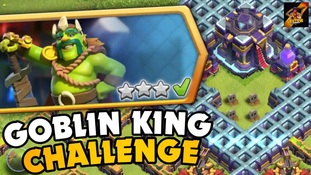 Easily 3 Star New Goblin King Challenge #ClashofClans #Coc