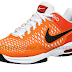 Nike Air Max Cage TS Orange/White tennis Shoe