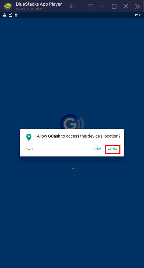 gcash wants to access device location