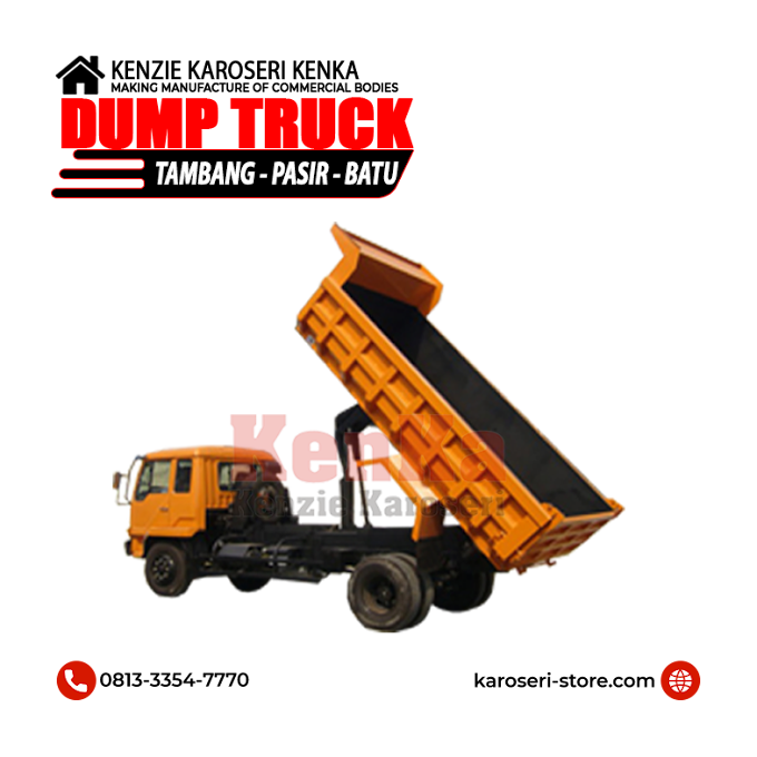 Mitsubisihi Dump Truck FUSO - Karoseri Jakarta - Tangerang - Bogor