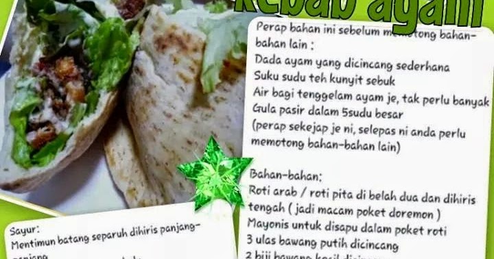 RESEPI: KEBAB AYAM