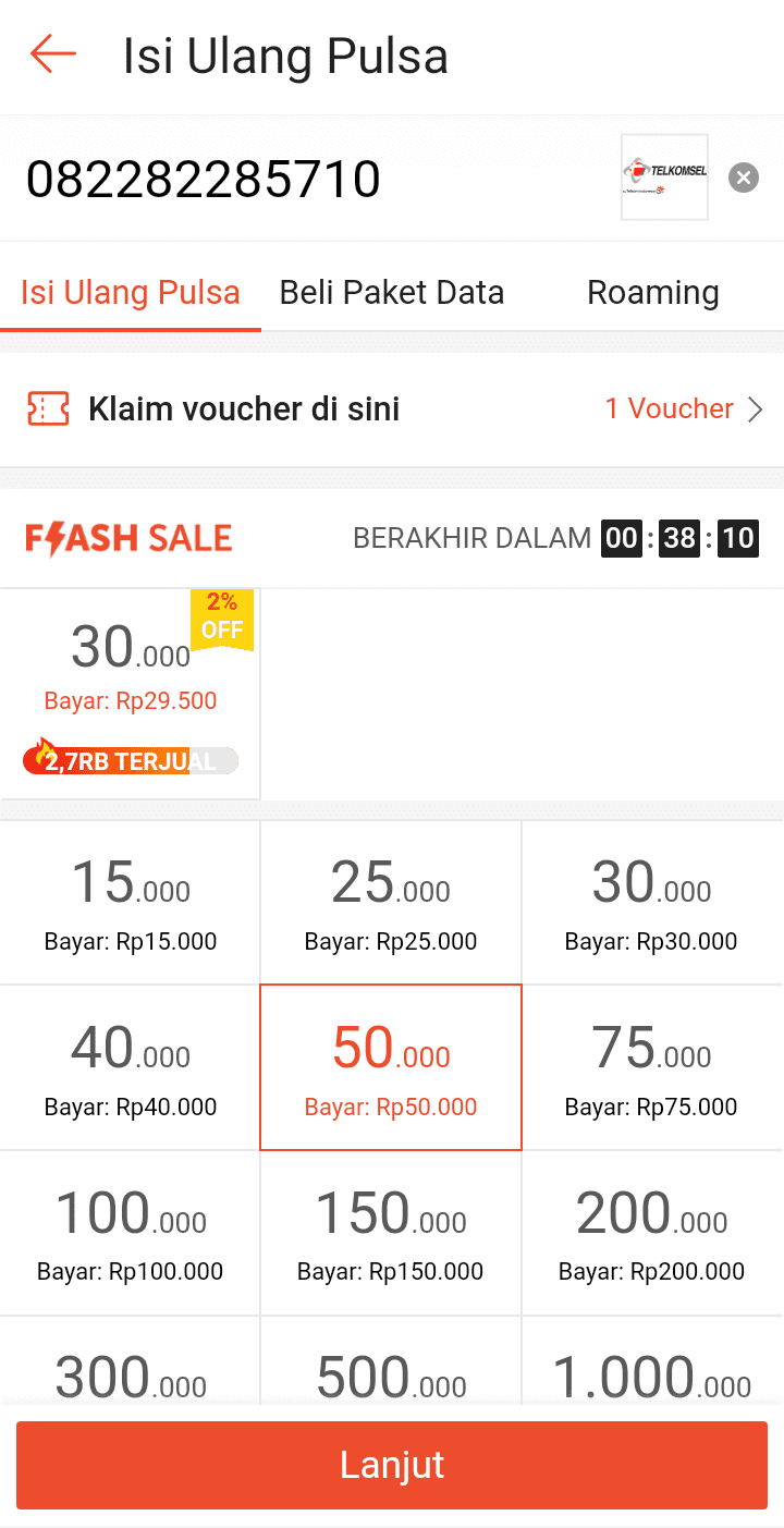 Cara Beli Pulsa dan Paket Data di Shopee Biar Dapat Cashback