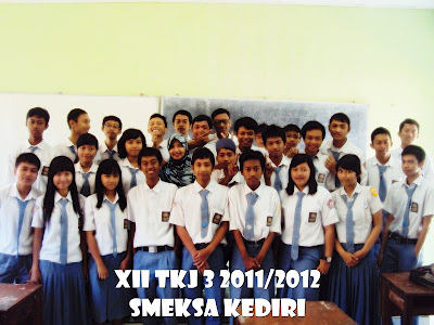 penghuni tkj3 smkn 1 kediri tahun ajaran 2011/2012