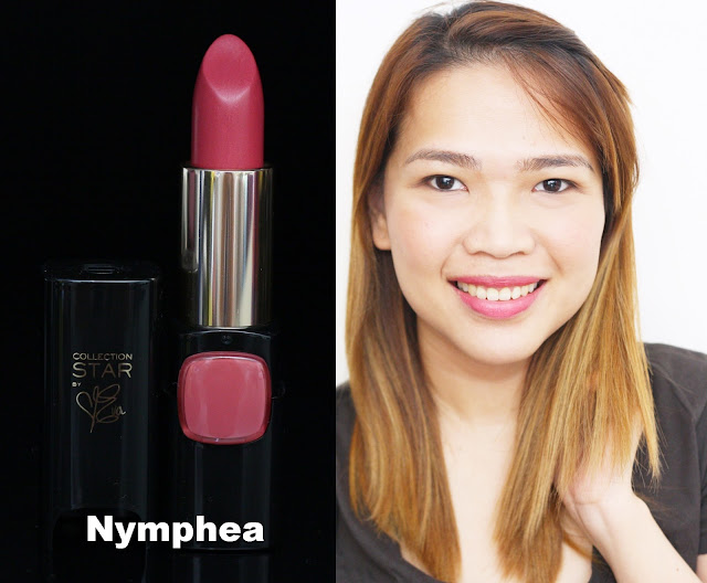 a photo of L'Oreal Color Riche Collection Star Velvet Pinks in Nymphea