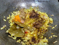 fresh masala using onion, ginger, garlic