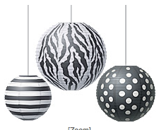 http://www.teachercreated.com/products/big-bold-black-white-round-paper-lanterns-77101