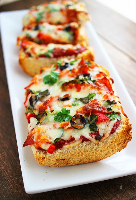 French Bread Pizzas The Comfort Of Cooking
