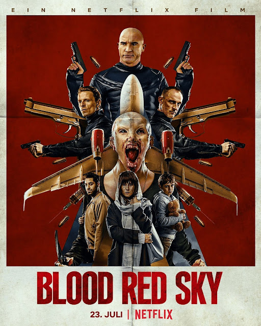 The German Poster of Blood Red Sky by Netflix