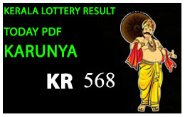 Kerala Lottery Result Today PDF: Karunyal Lottery NO.KR-568 th DRAW held on 24-09-2022